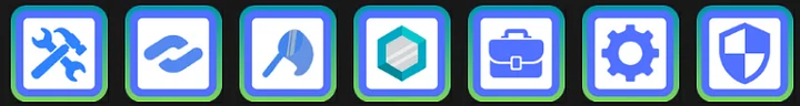 Green to Blue Role Icons product image (1)