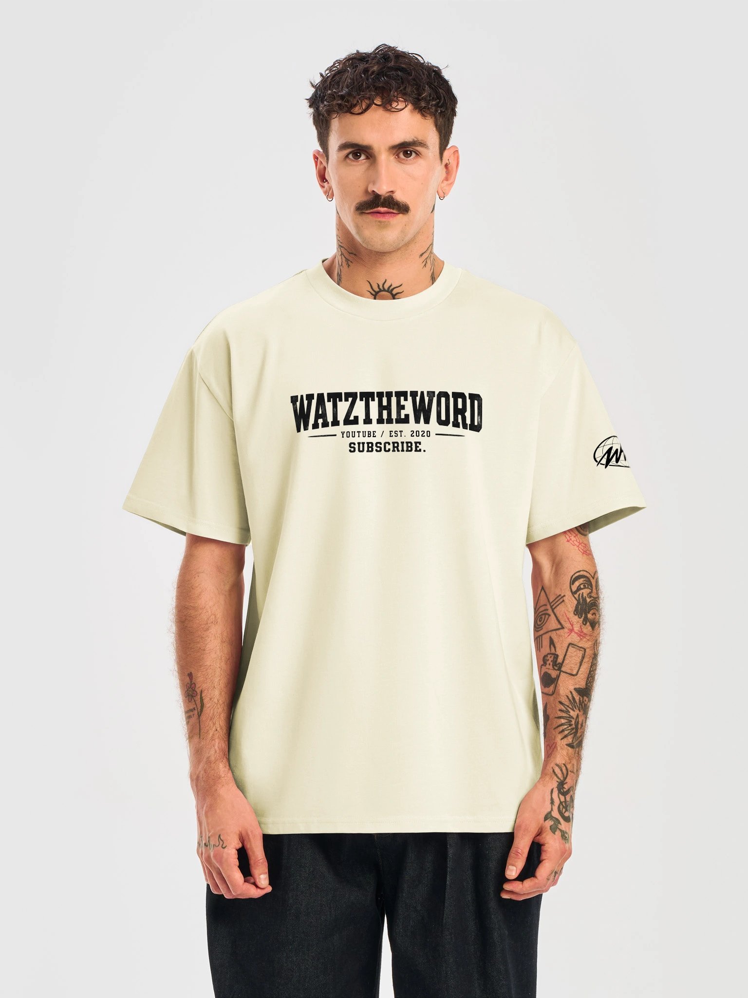 'WATZTHEWORD EST.' Heavy Tee product image (5)
