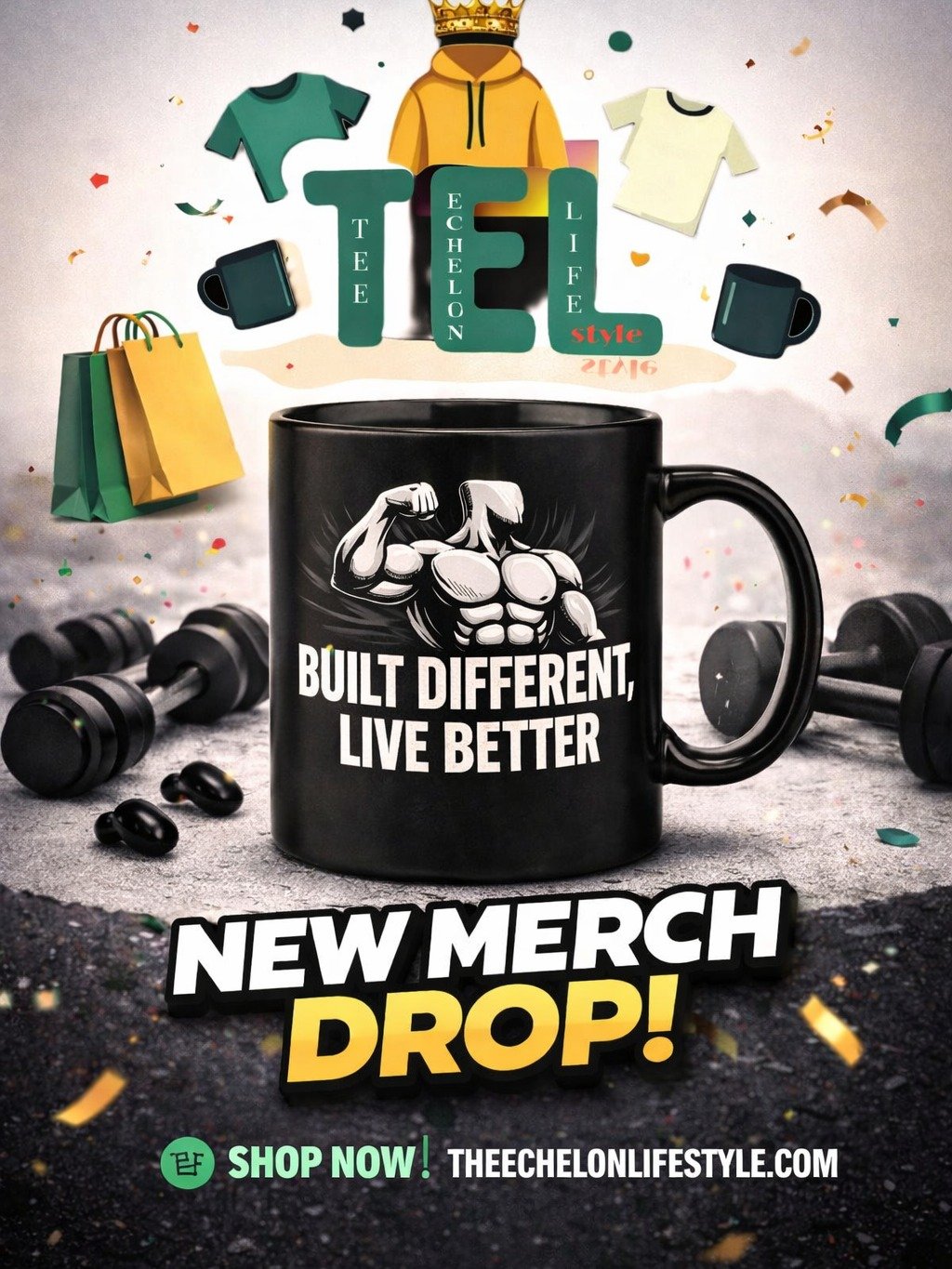 Built Different | Motivational Mug product image (1)