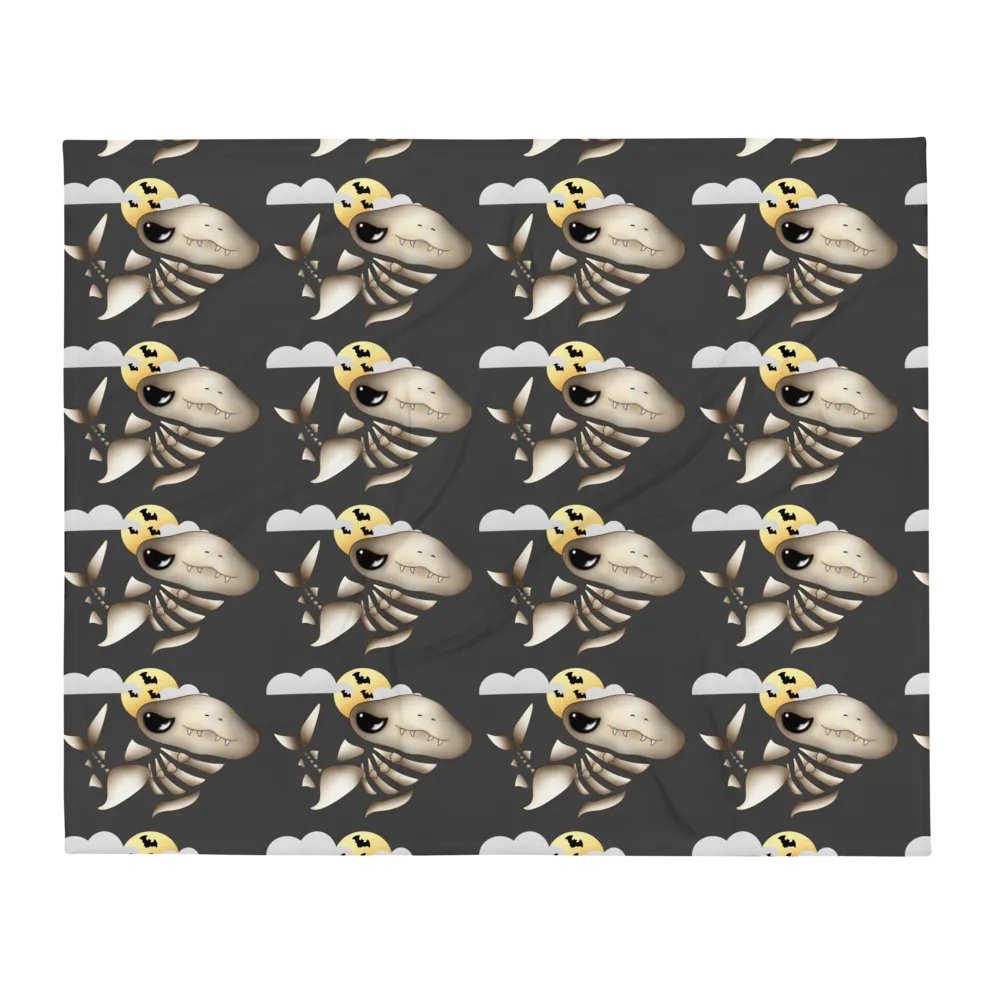 Halloween Shark Throw blanket product image (2)