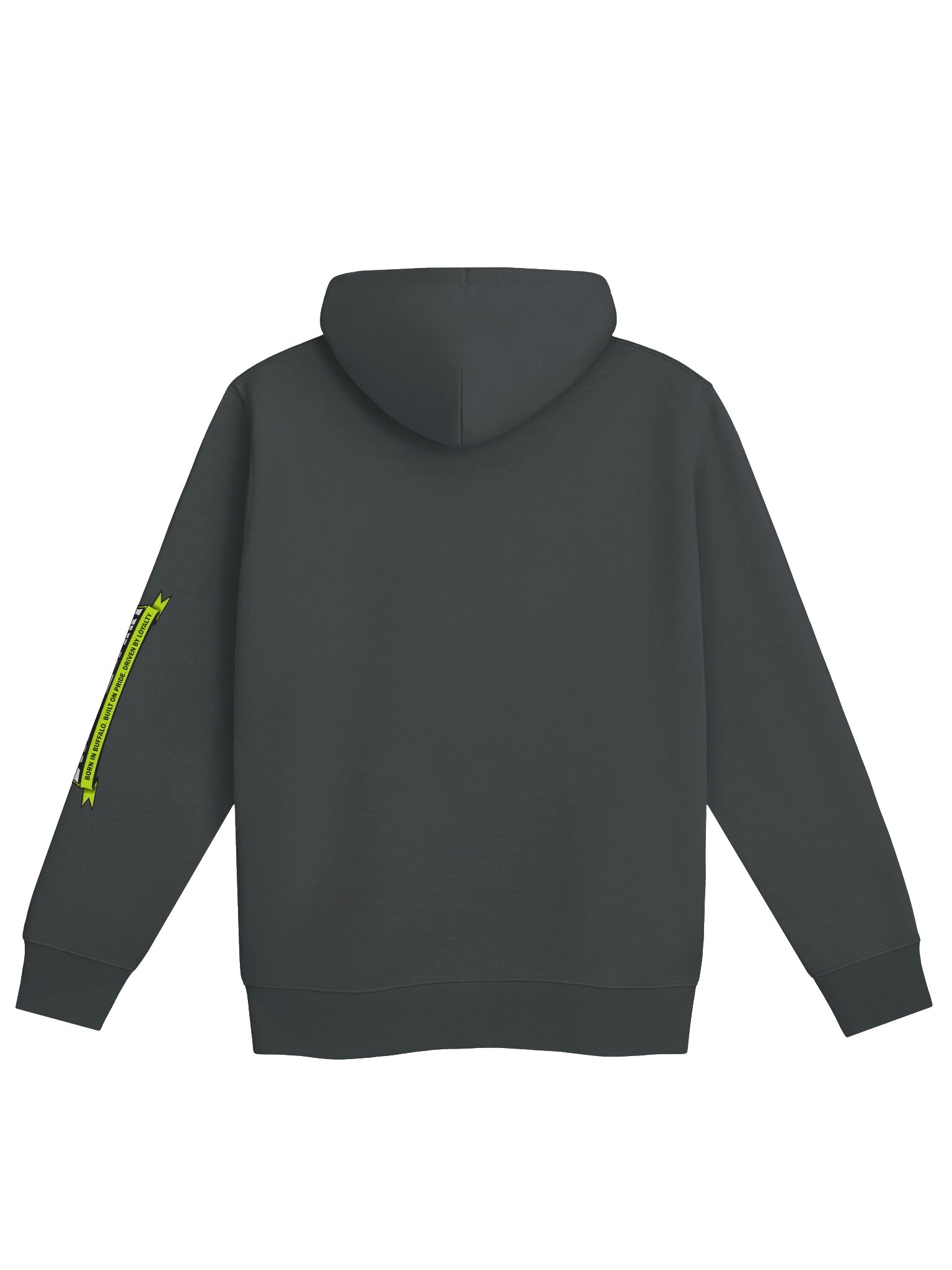 "Buffalo... It's A Lifestyle" Neon on Grey Hoodie product image (2)