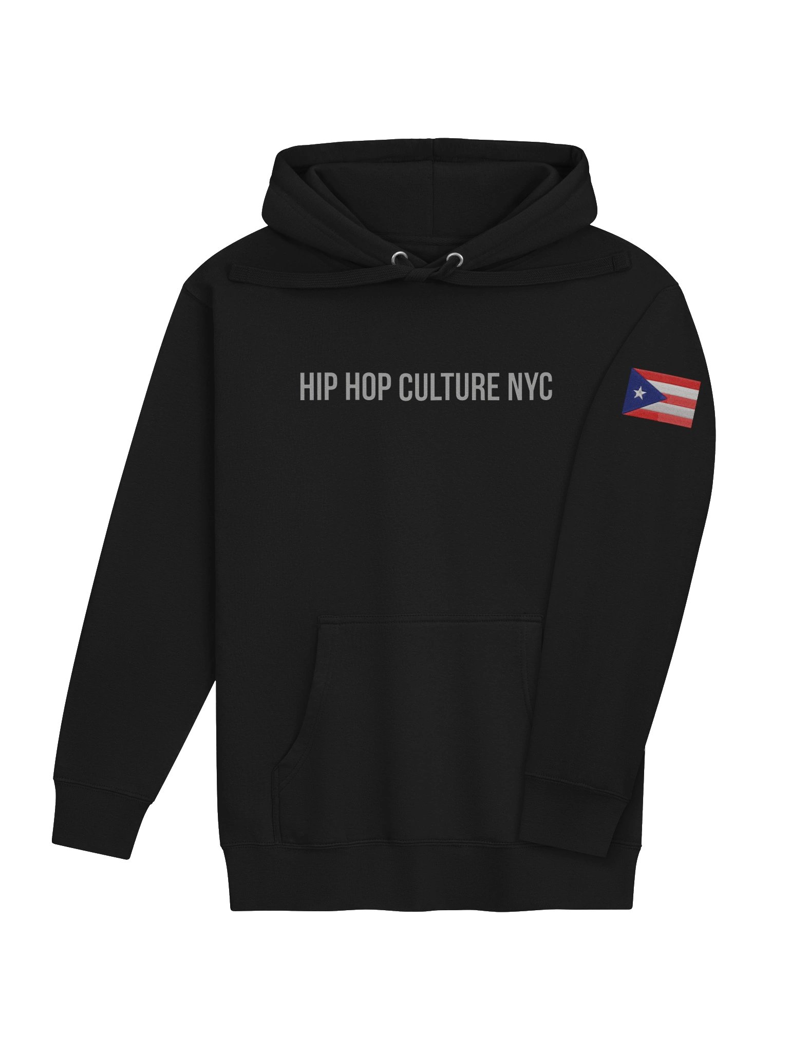 Boricua Beats New York City Streets Black Hoodie product image (4)