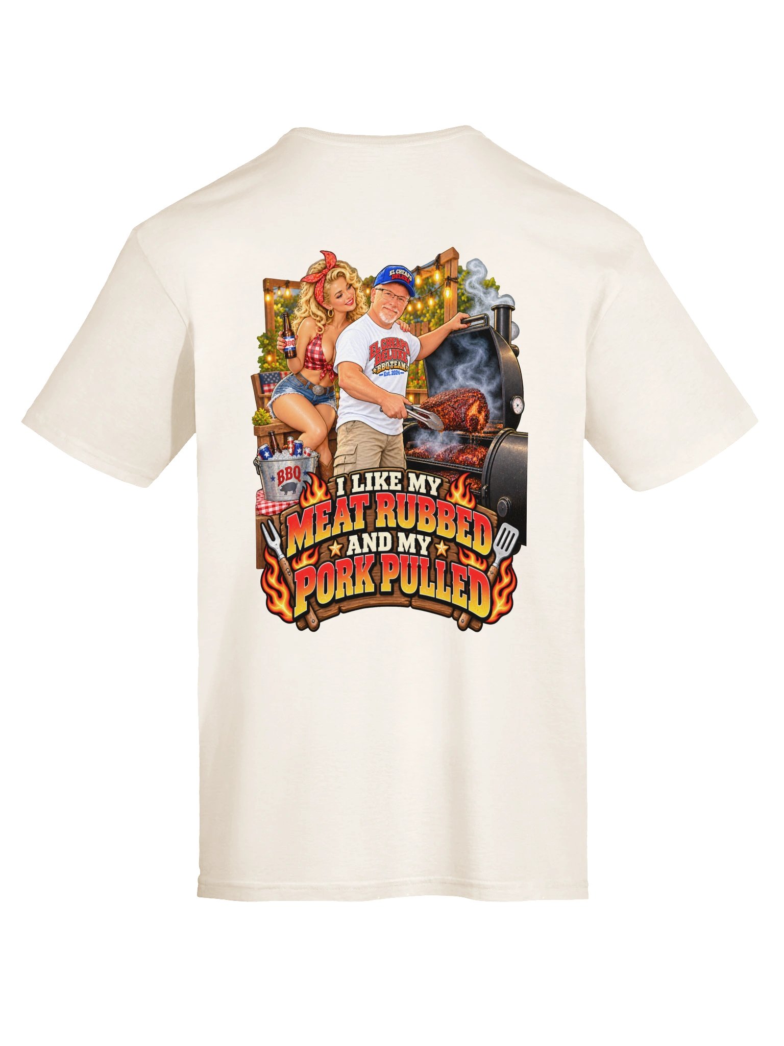 El Cheapo Deluxe BBQ Team - Pulled Pork Tee product image (119)