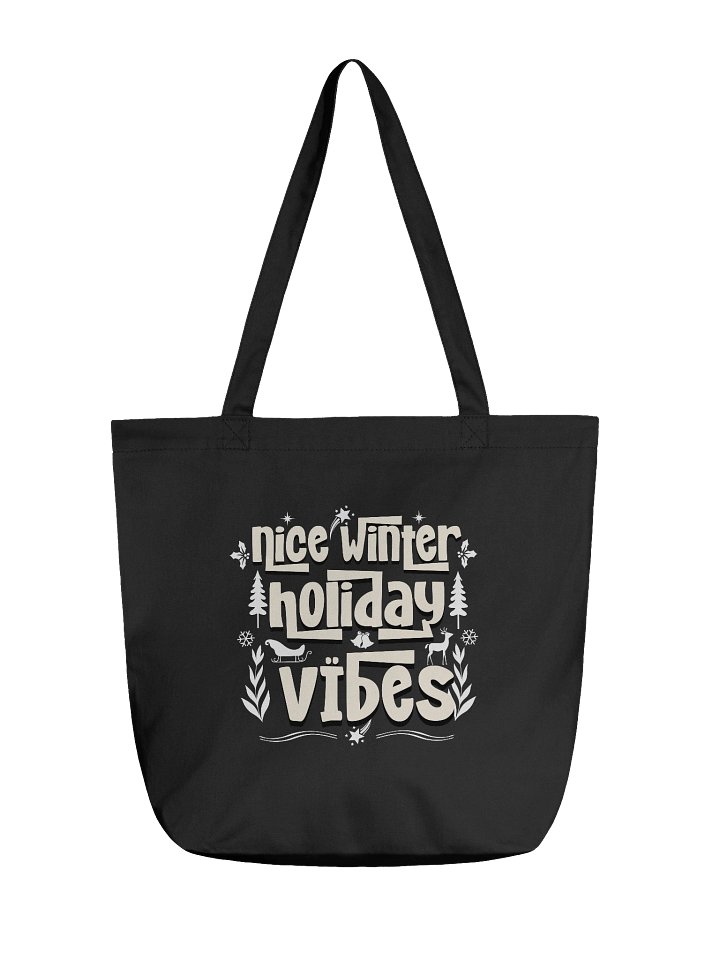 Festive Winter Tote Bag to Brighten Your Holiday Season product image (2)