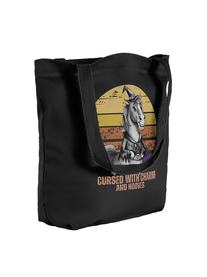 cursed with charm and hooves tote bag product image (2)