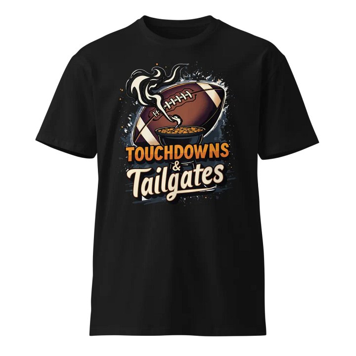 Touchdowns & Tailgates Football T-Shirt product image (1)