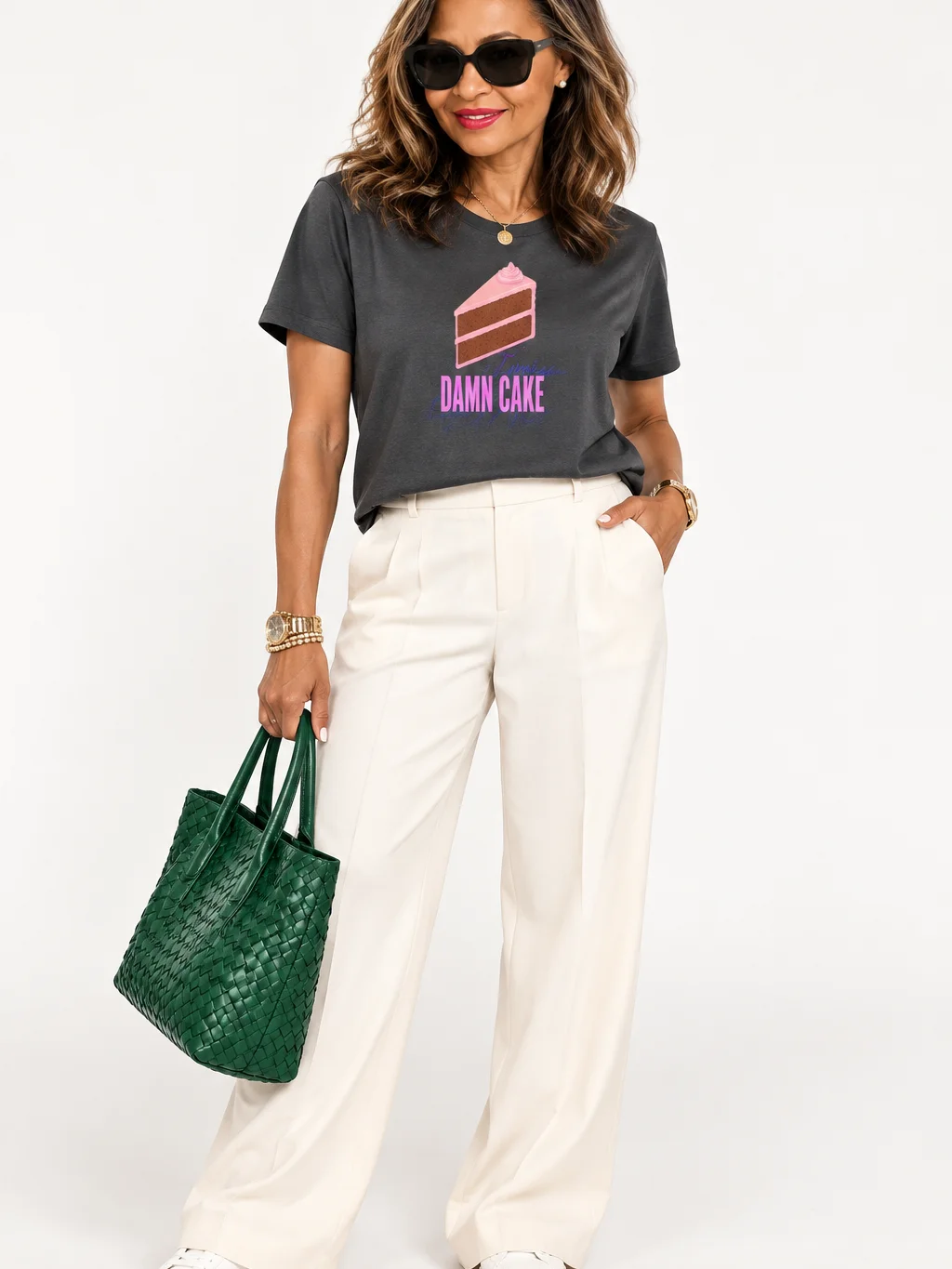 LX Vibes Eat The Cake Loose Fit T-Shirt product image (2)