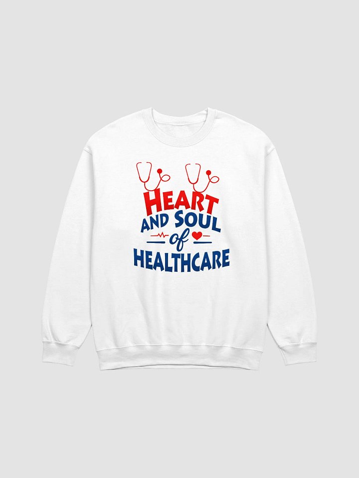 Heart and Soul of Healthcare Crewneck Sweatshirt product image (1)