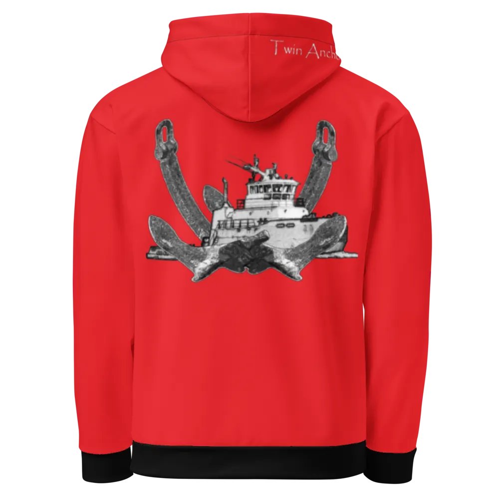 2 Anchor Titan Tug (Red) – Performance Marine Wear | Twin Anchor Apparel North Current Line product image (7)
