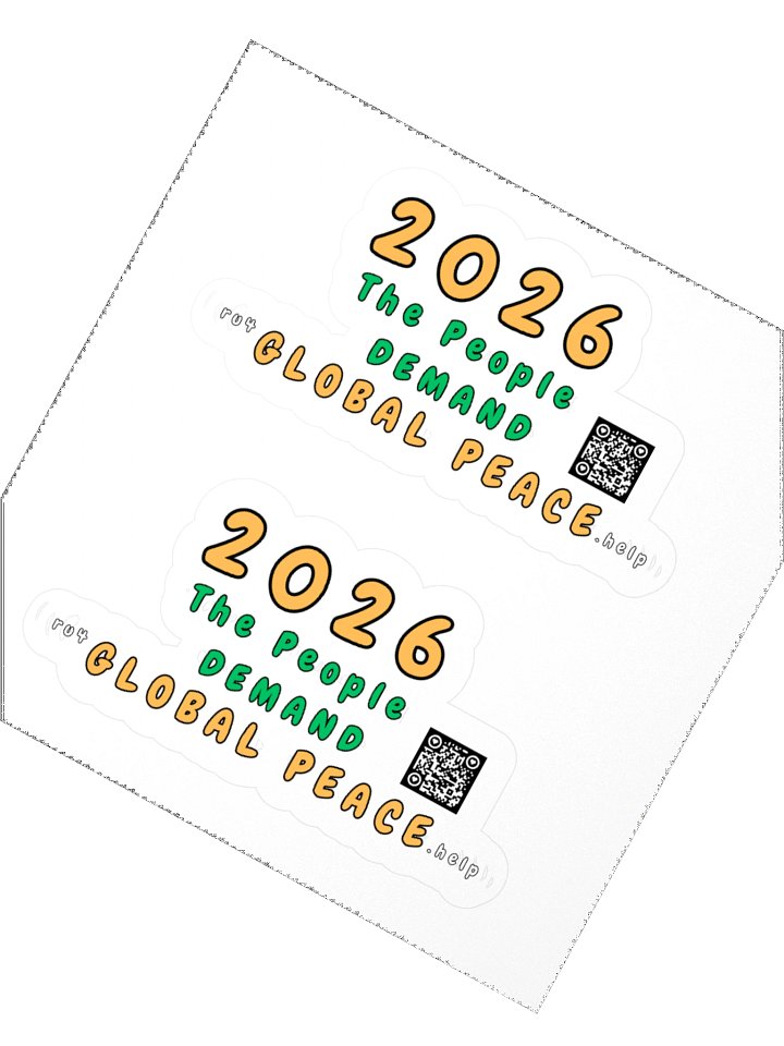 2026 Global Peace twin set Stickers product image (5)