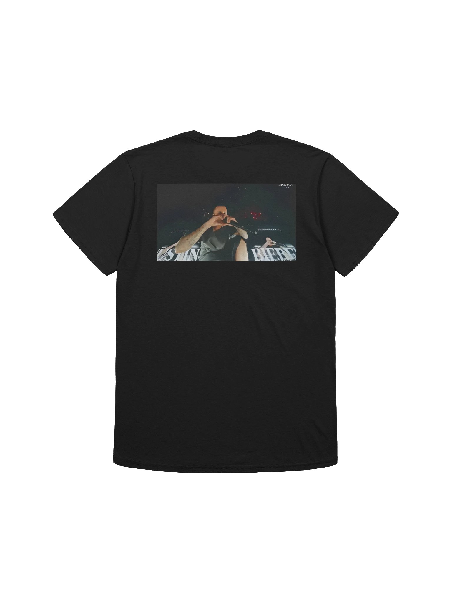 Bieberchella Justin Bieber Heart Shirt – Justin Bieber and Coachella Inspired Festival Tee product image (2)