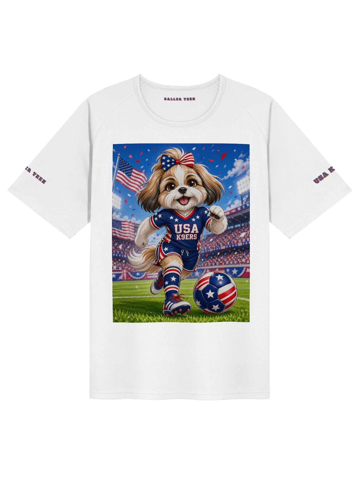 USA K9ERS Soccer Chihuahua Unisex Sports Jersey product image (1)