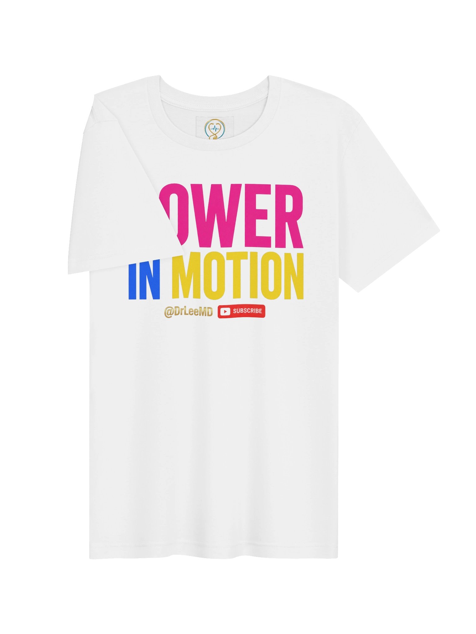 Power in Motion — White | Unisex T-Shirt product image (6)