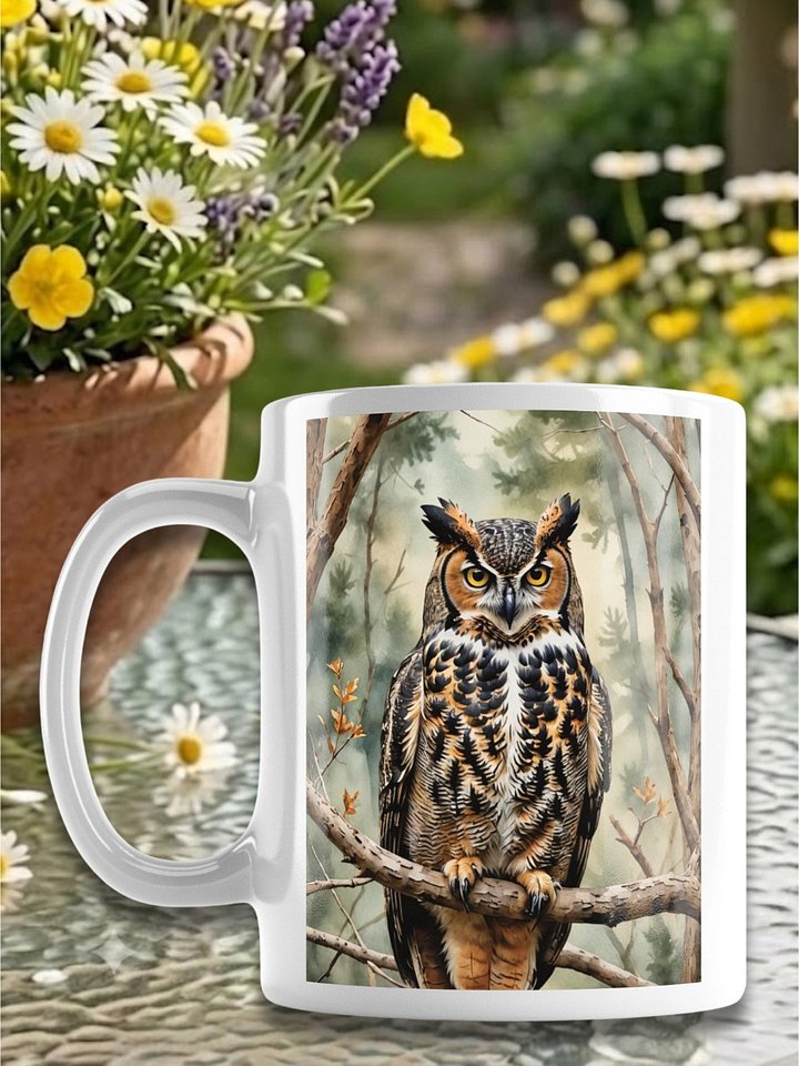 Great Horned Owl | Bird Coffee Mug product image (1)