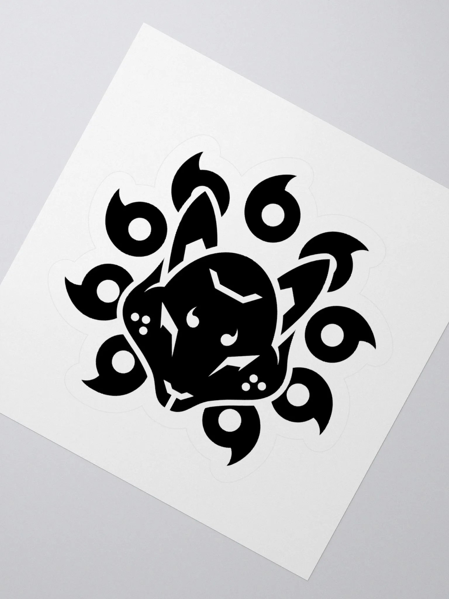 Project Kitsune Logo Sticker (Black) product image (4)