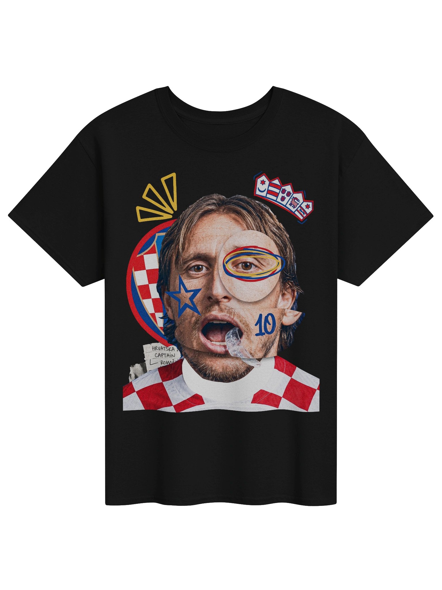 Croatia "Modric" Football Icon T-Shirt product image (1)