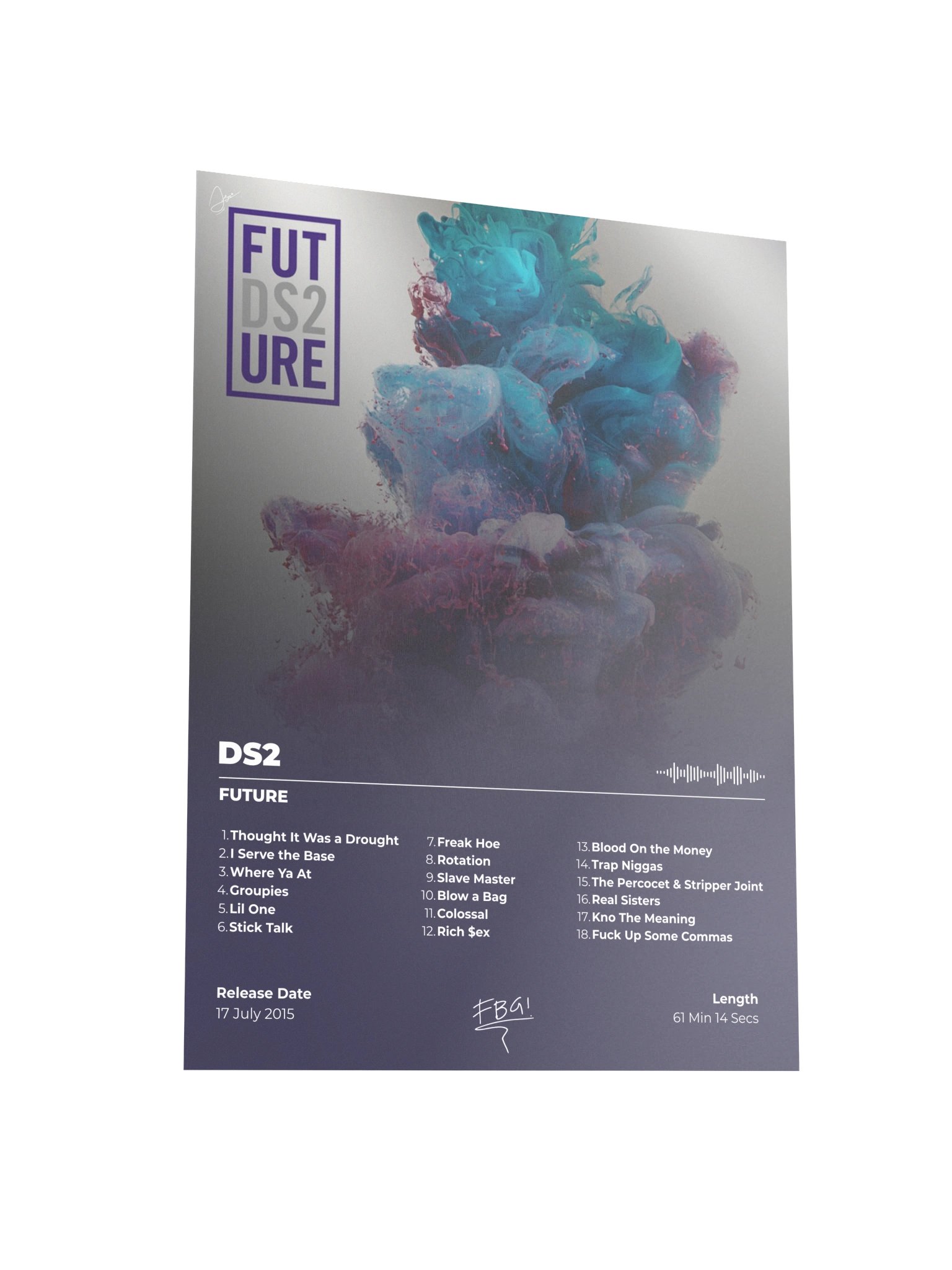 DS2 Future Album Poster product image (5)