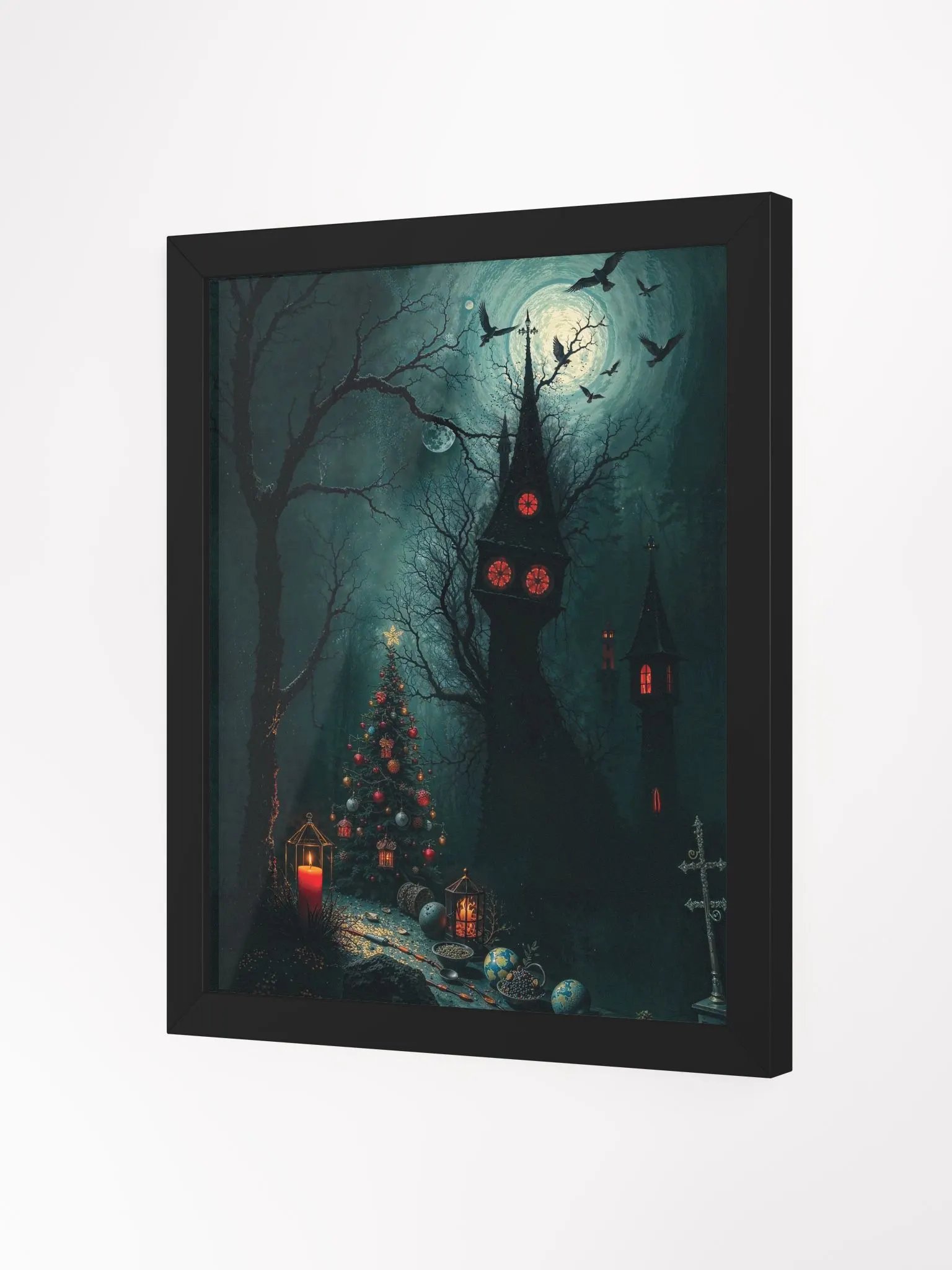Gothic Christmas Night Framed Print product image (9)