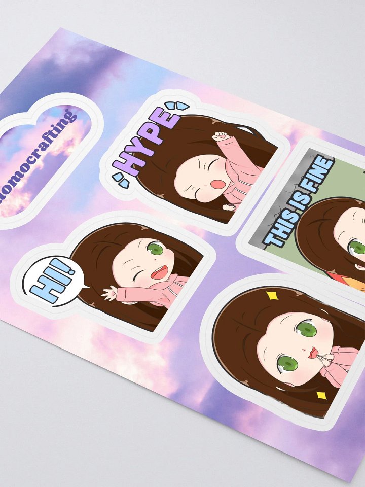 Momo Chibi Emote Stickers product image (2)