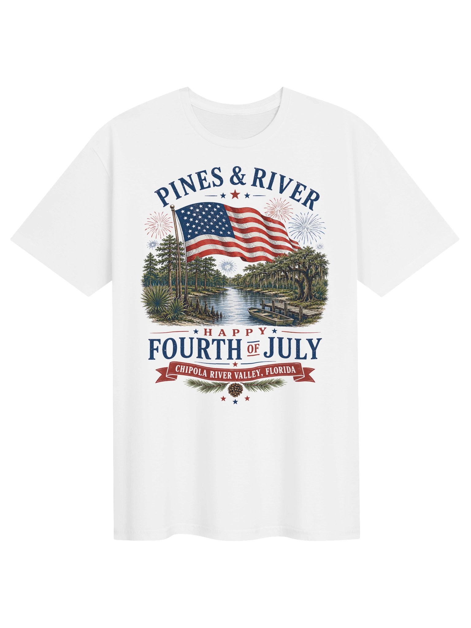 Pines & River Fourth of July Tee product image (2)