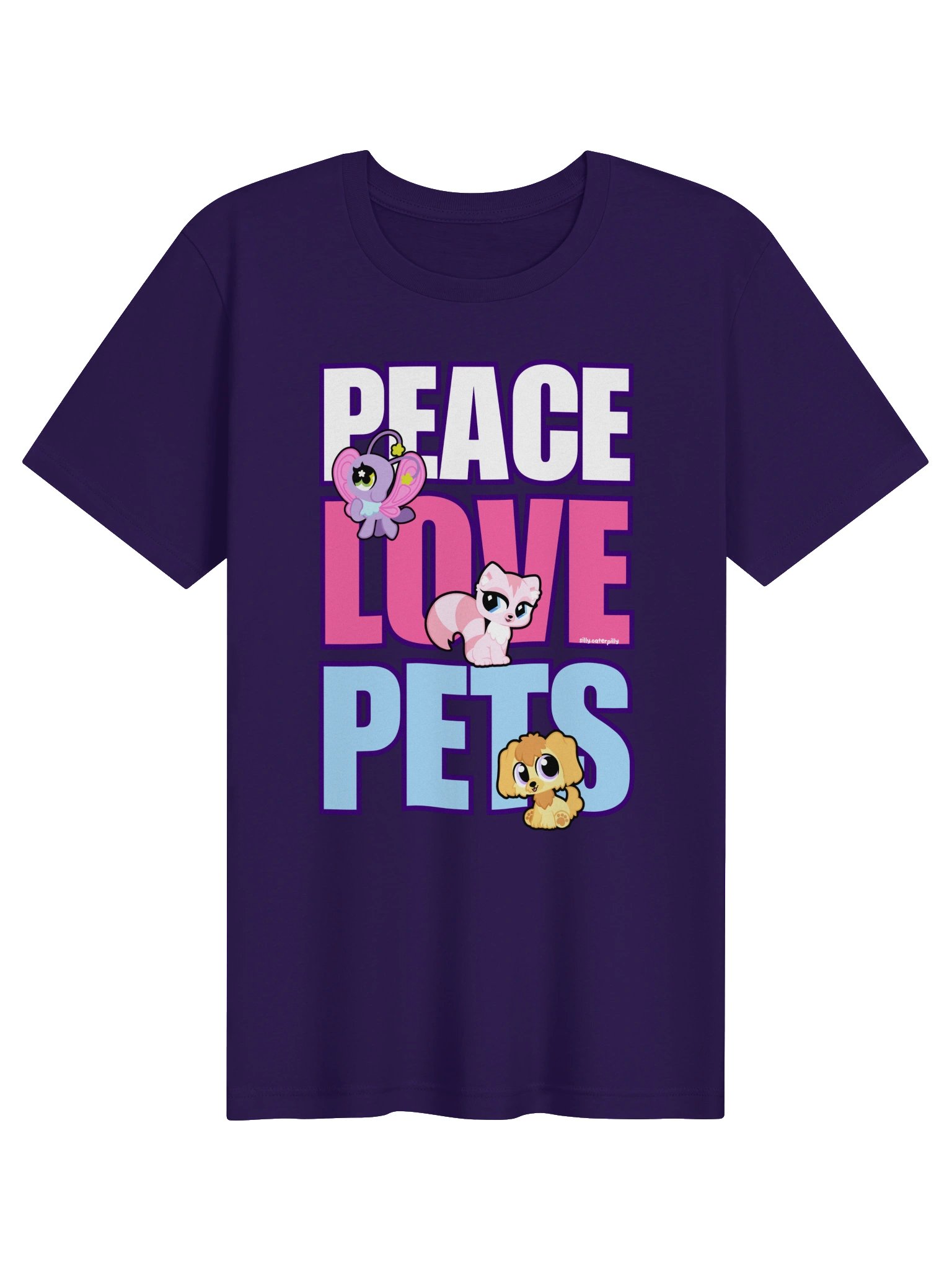 Peace Love Pets Tee (dark) product image (11)