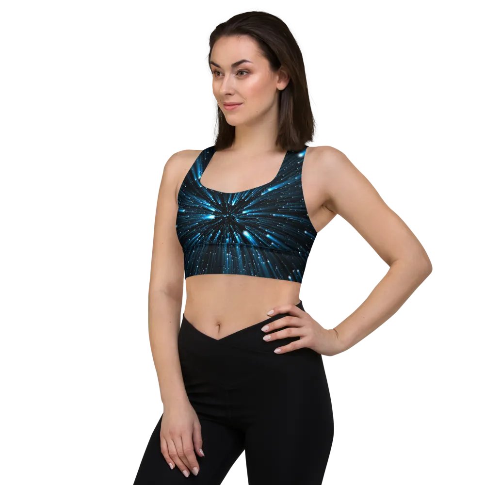 Hyperspace Journey Longline Sports Bra product image (1)
