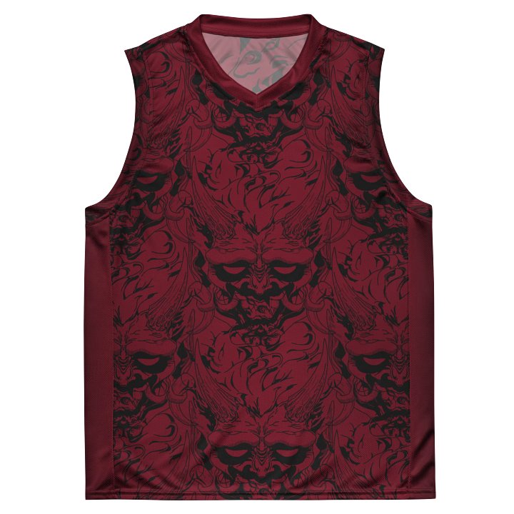 [ ONIFACE ] RED/BLACK Basketball Jersey // SYN product image (2)