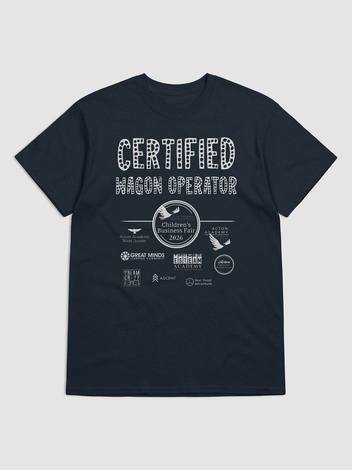 2026 AANWA CBF Parent T-Shirt - CERTIFIED WAGON OPERATOR (Adult Size) product image (1)