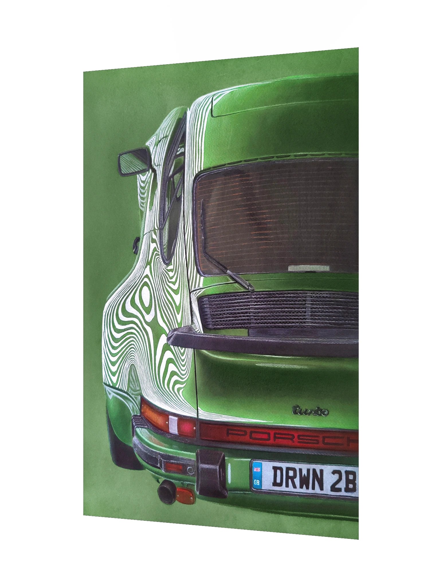 Grun Porsche 911 - A3 Print product image (4)