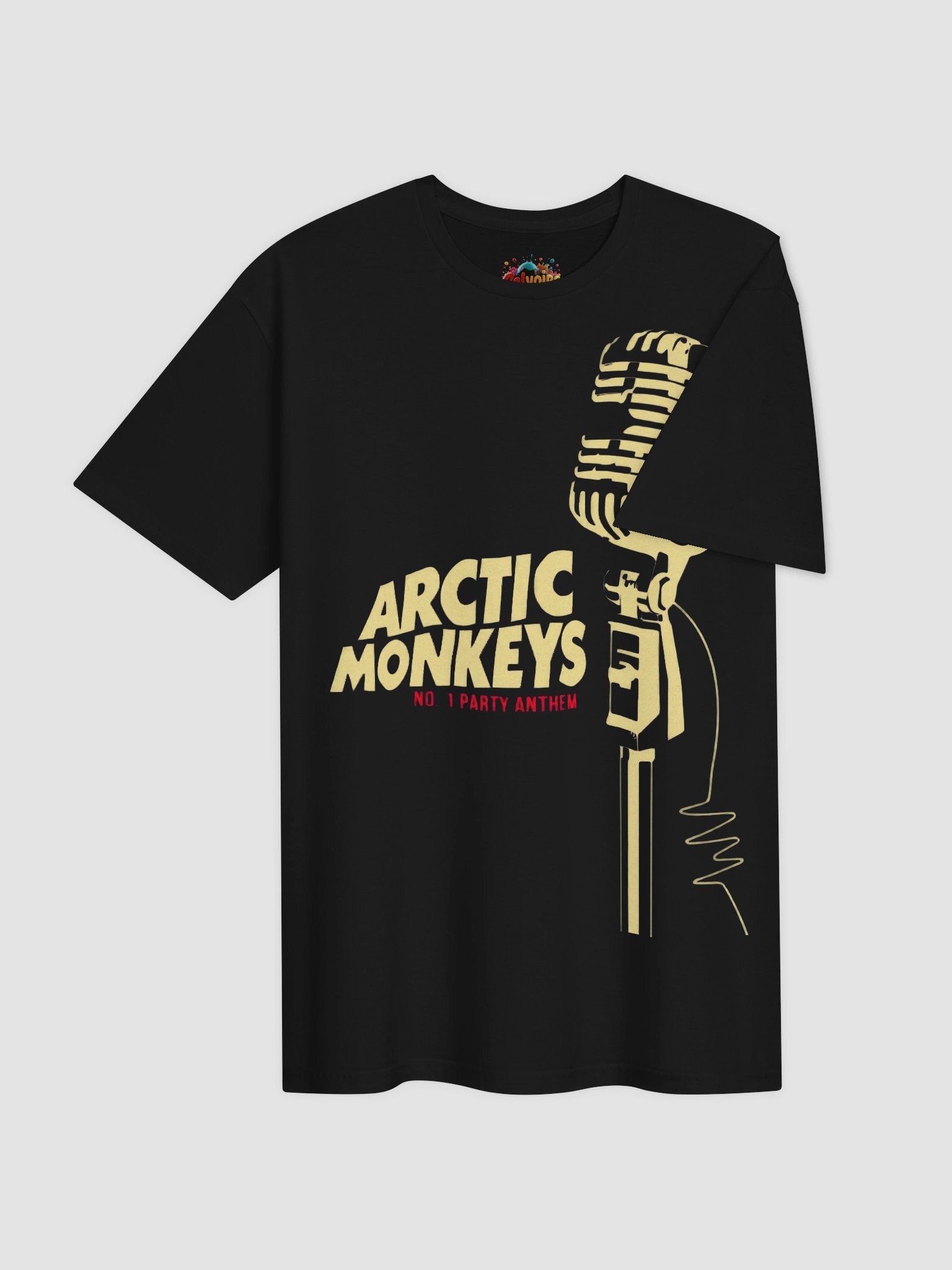 Arctic Monkeys No. 1 Party Anthem T-Shirt | AM Album Vintage Microphone Graphic Tee | Indie Rock Collector Band Shirt product image (4)