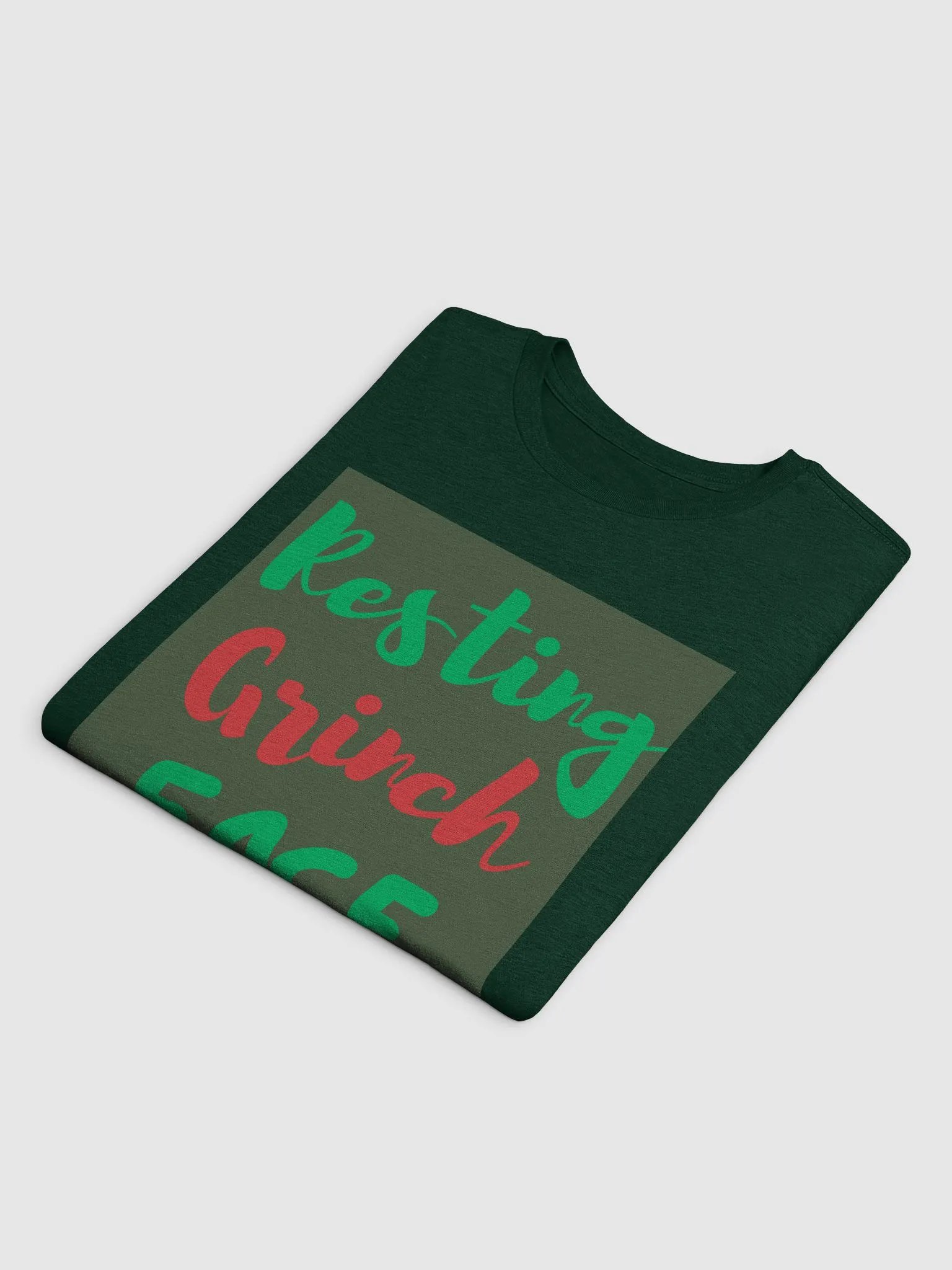 CHRISTMAS FUNNY TEES 4U FOR MEN - “Resting Grinch face.” product image (4)