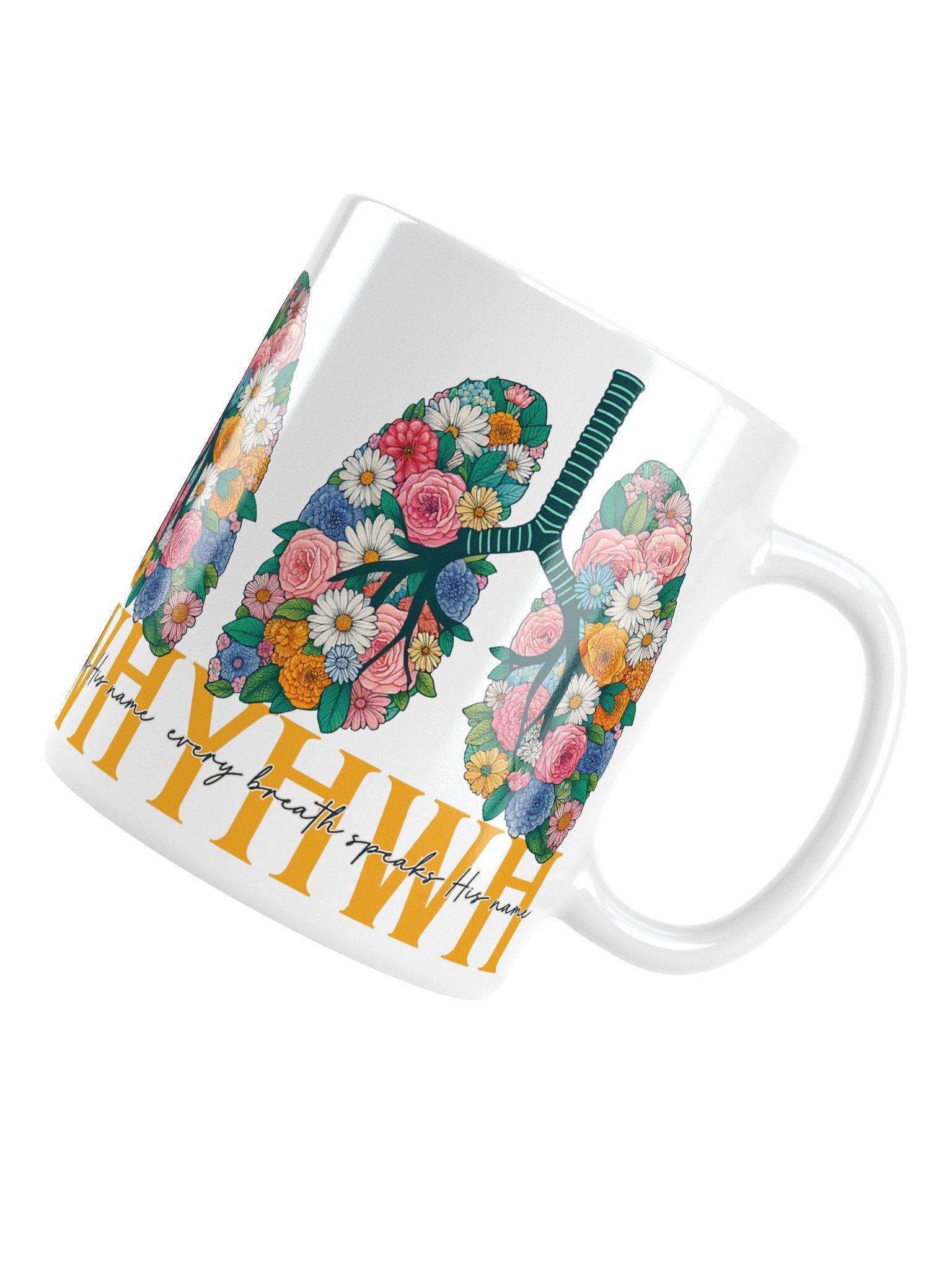 YHWH Floral Mug product image (14)