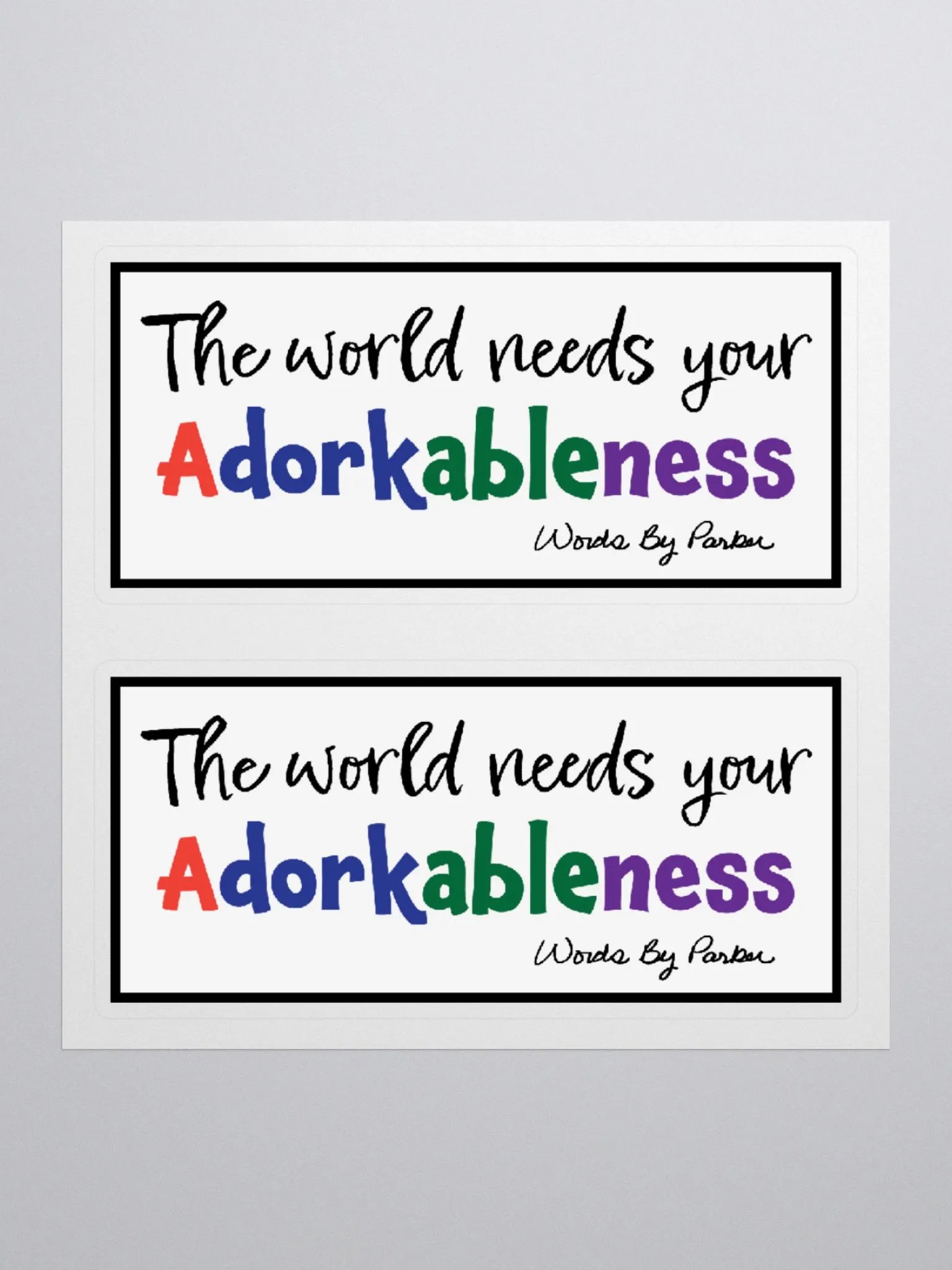 Adorkableness Stickers product image (1)