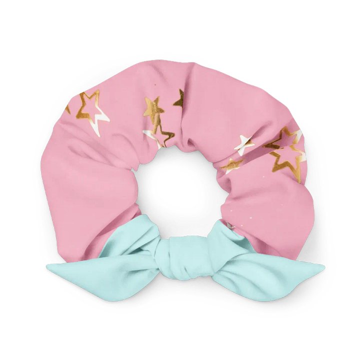 Starry Nights Celestial Print Scrunchie | Aesthetic Galaxy Hair Tie product image (1)