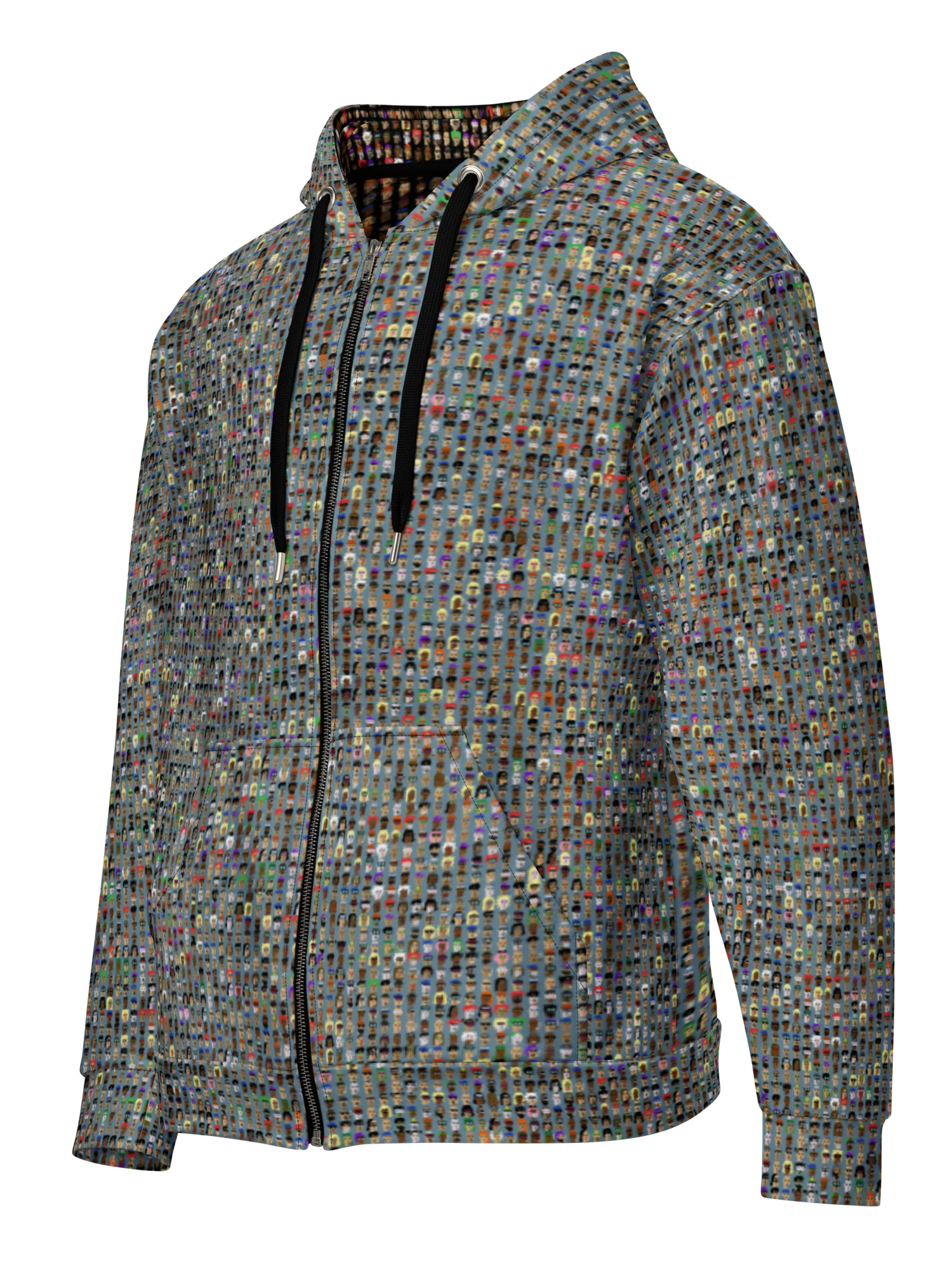 ittybits blue zip hoodie product image (3)