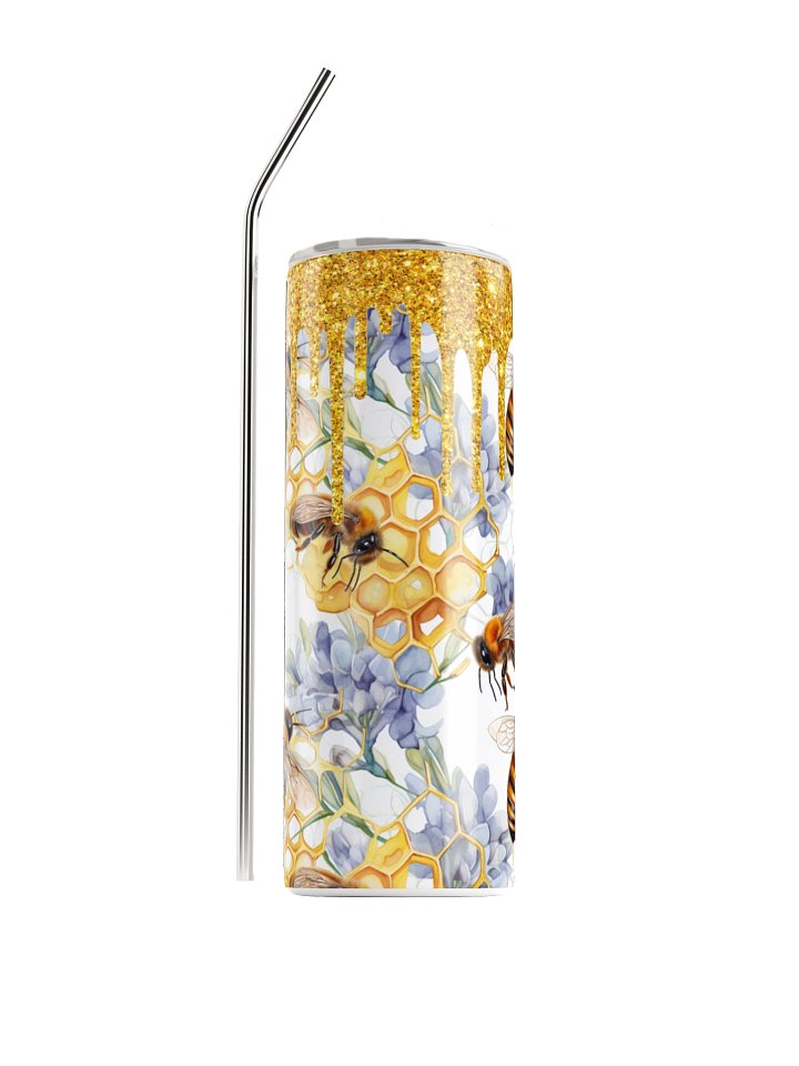 Golden Honeybee Stainless Steel Tumbler product image (1)
