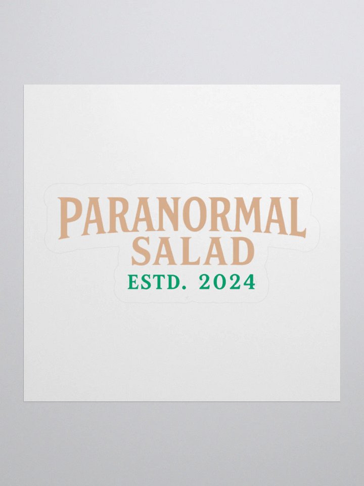 Paranormal Salad Legacy Collection – Official Logo Sticker product image (4)