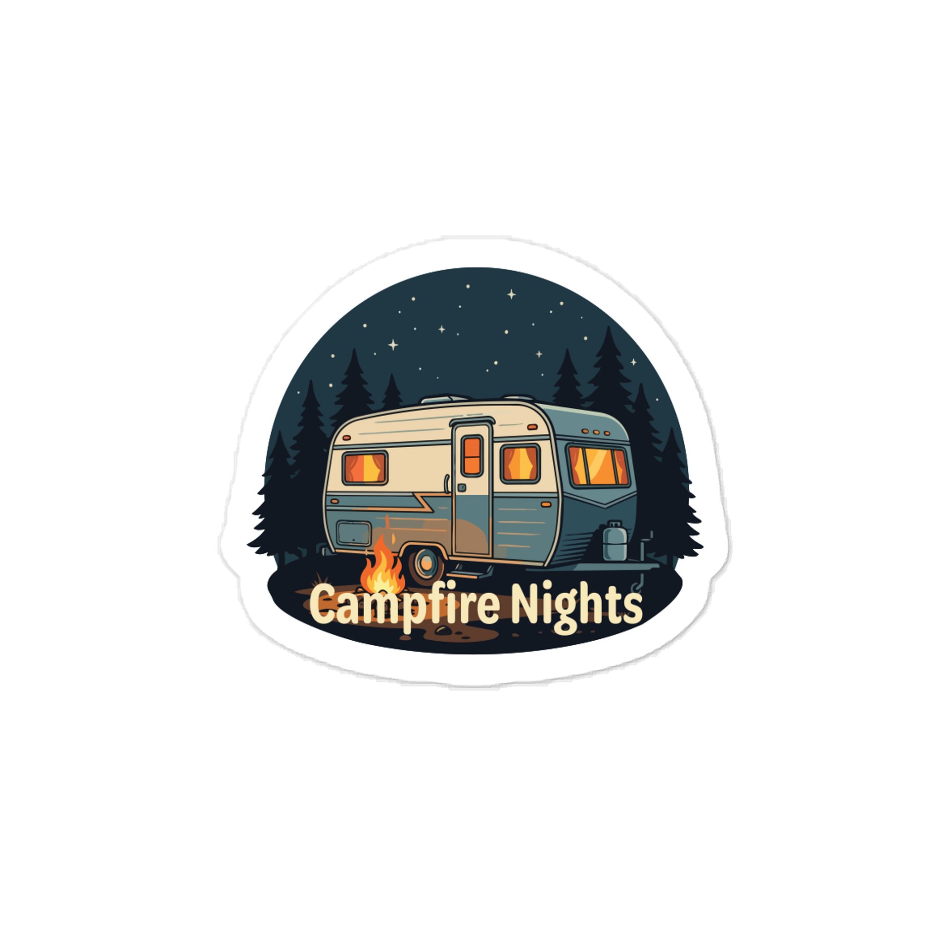 Campfire Nights Sticker product image (1)