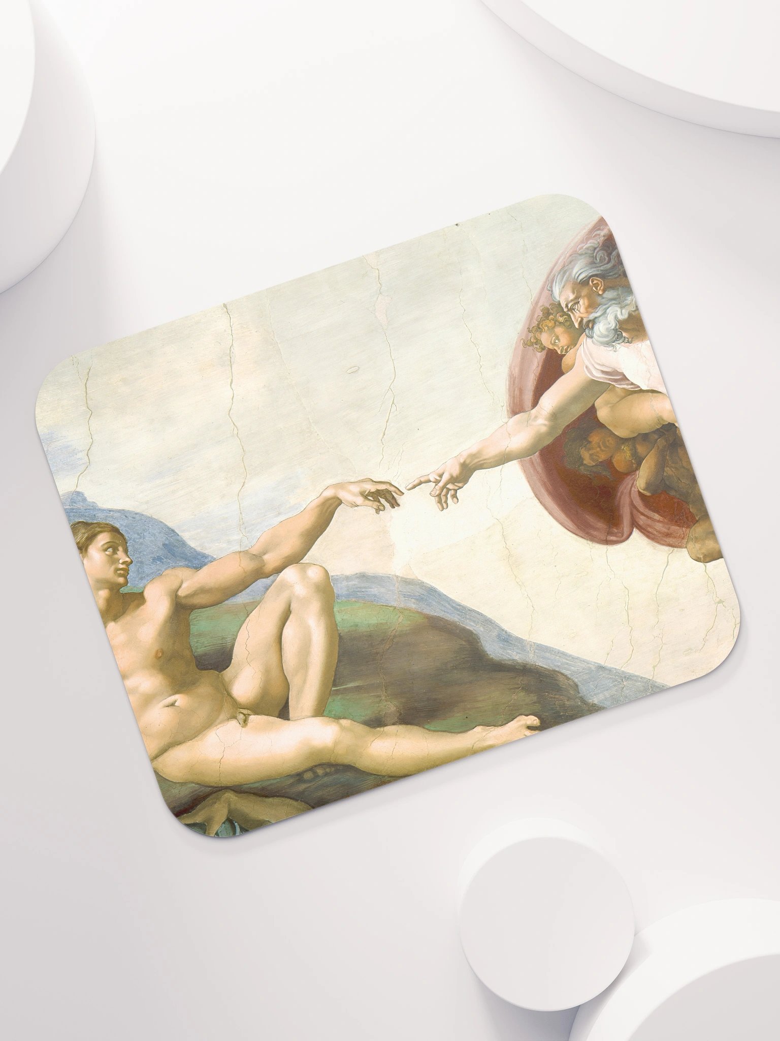 Michelangelo – The Creation of Adam (Sistine Chapel) Mouse Pad product image (7)