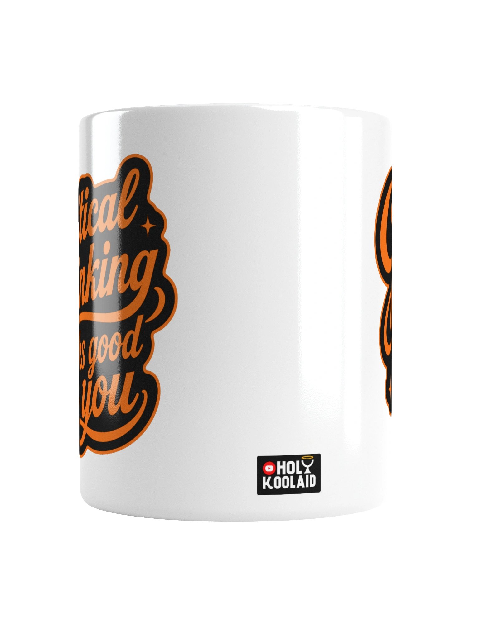 Critical Thinking Looks Good On You - White Glossy Mug product image (2)