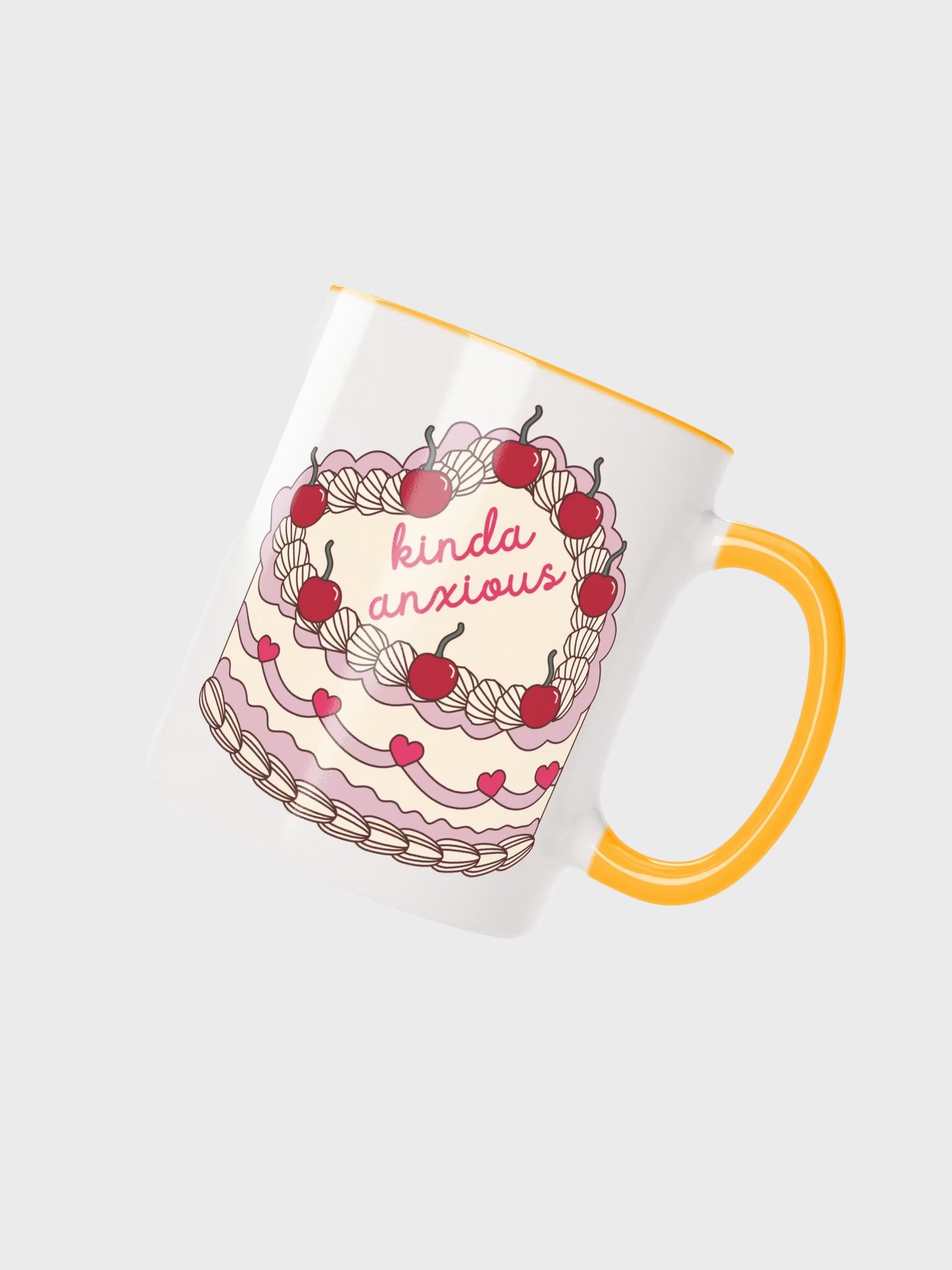 Kinda Anxious Cake Mug product image (1)