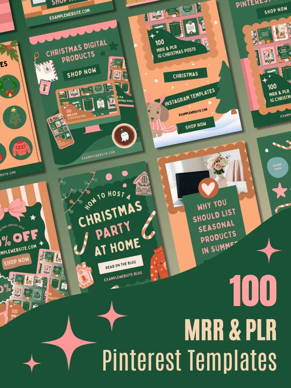 Coquette Christmas Instagram Story Templates product image (12)