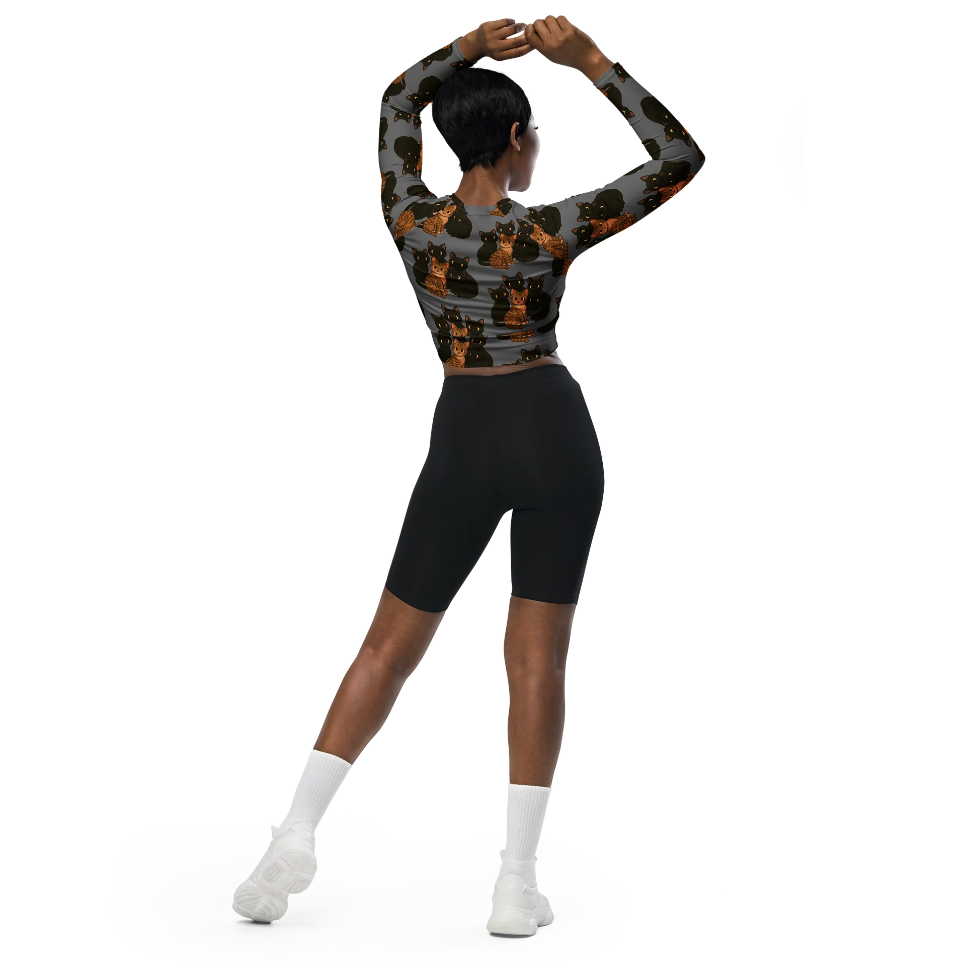 Cat brigade All-Over Print Crop Top product image (5)