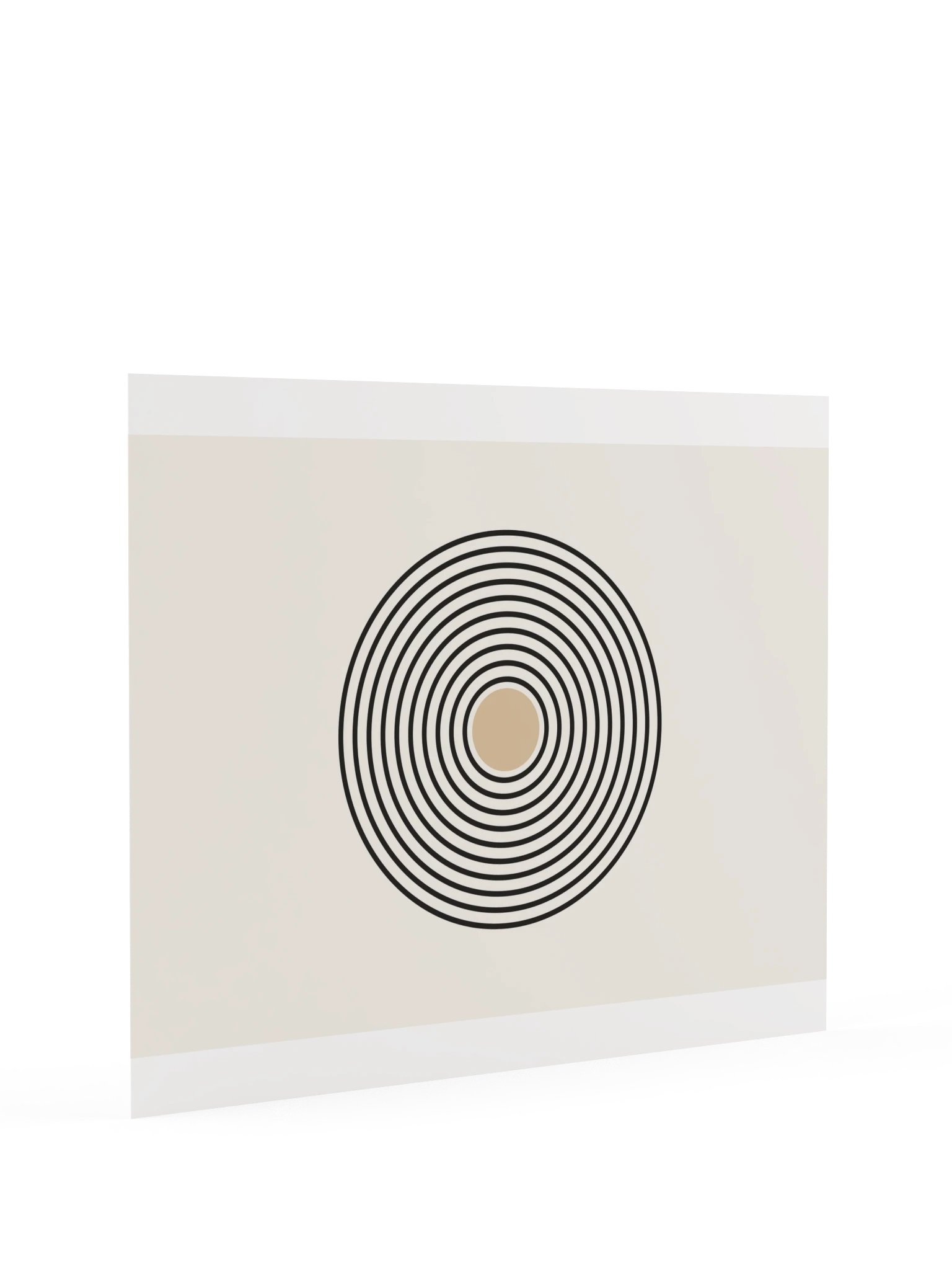 Black Circle Line Art Print | Minimalist Bathroom Wall Art product image (9)