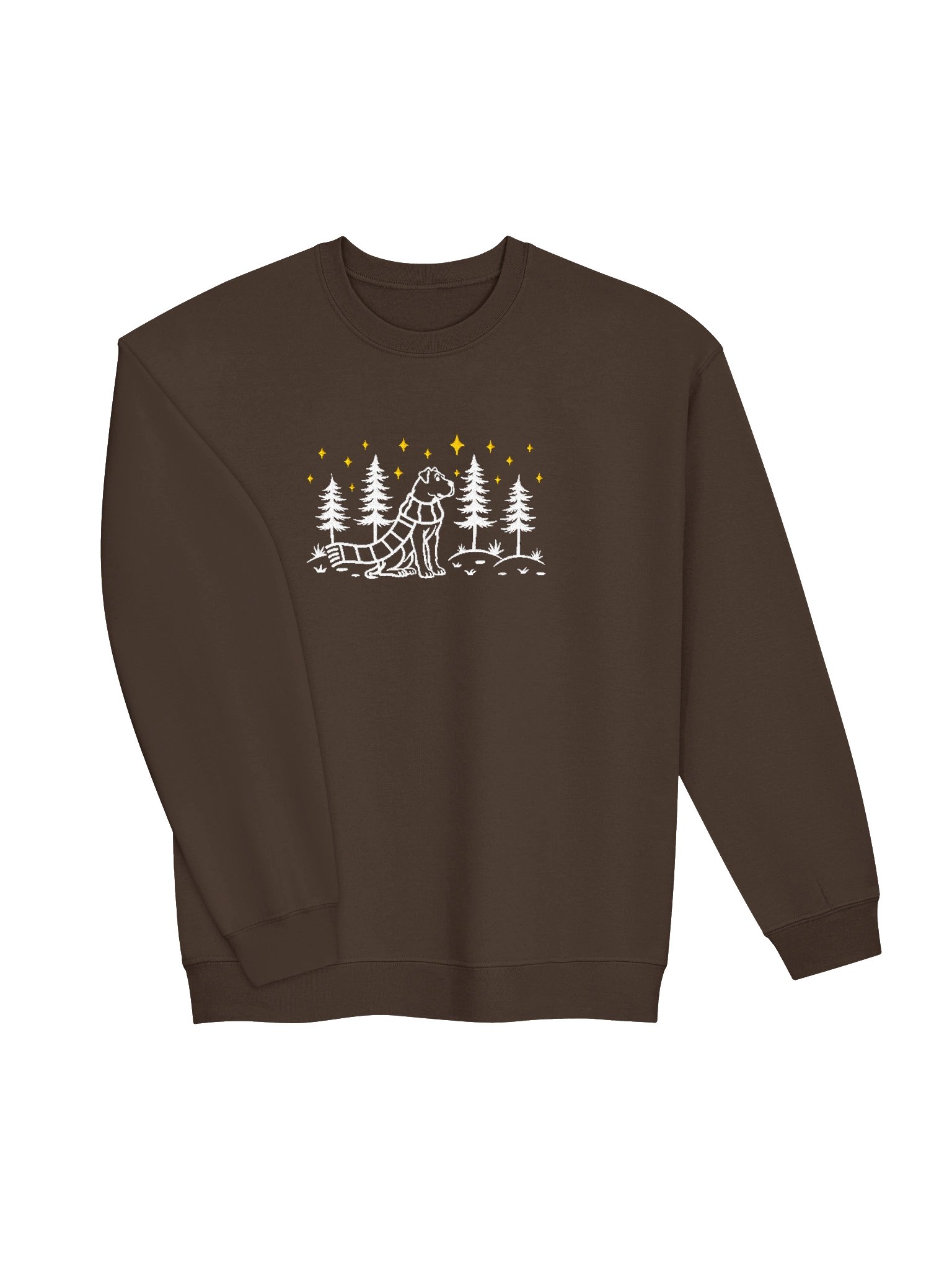 Dogo Argentino Winter/Christmas Line Art Design Embroidered Sweatshirt product image (11)