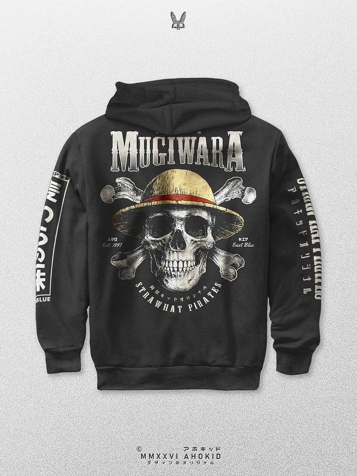 Straw Hat Pirates - Realistic Jolly Roger - Classic Hoodie product image (2)