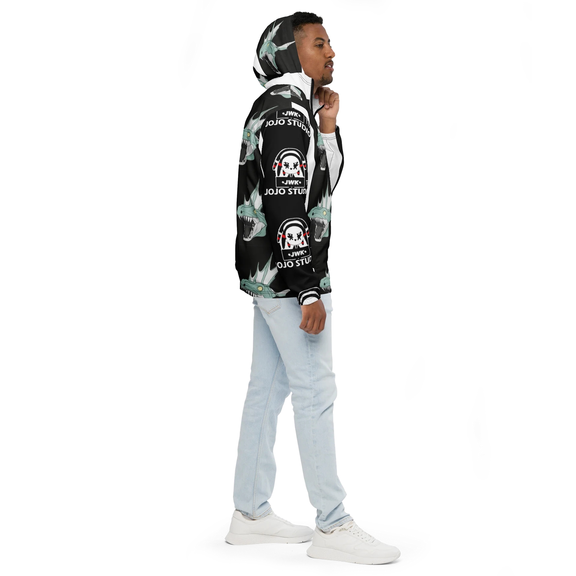Predator Cards All-Over Print Windbreaker product image (5)