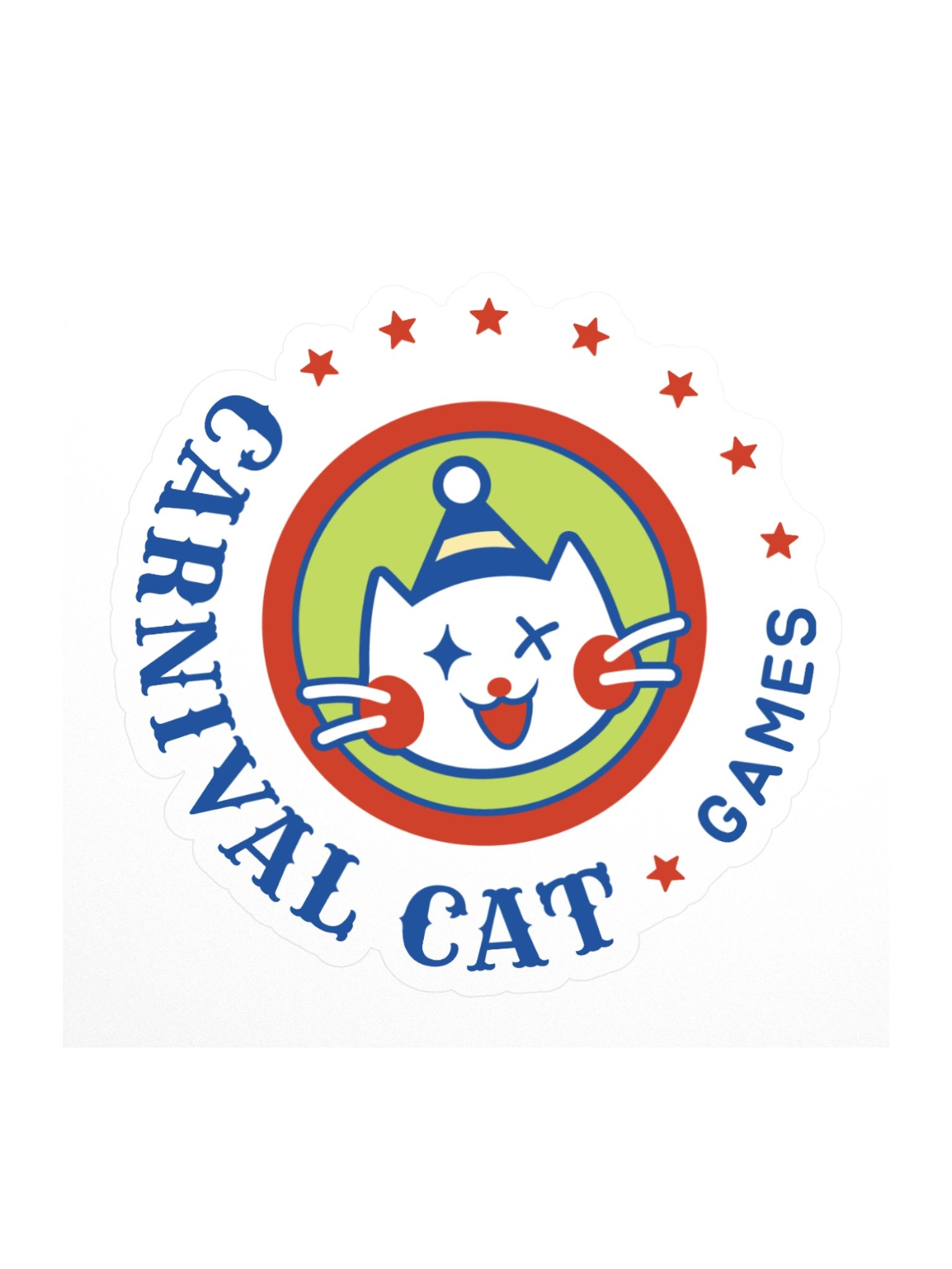Carnival Cat Sticker product image (1)