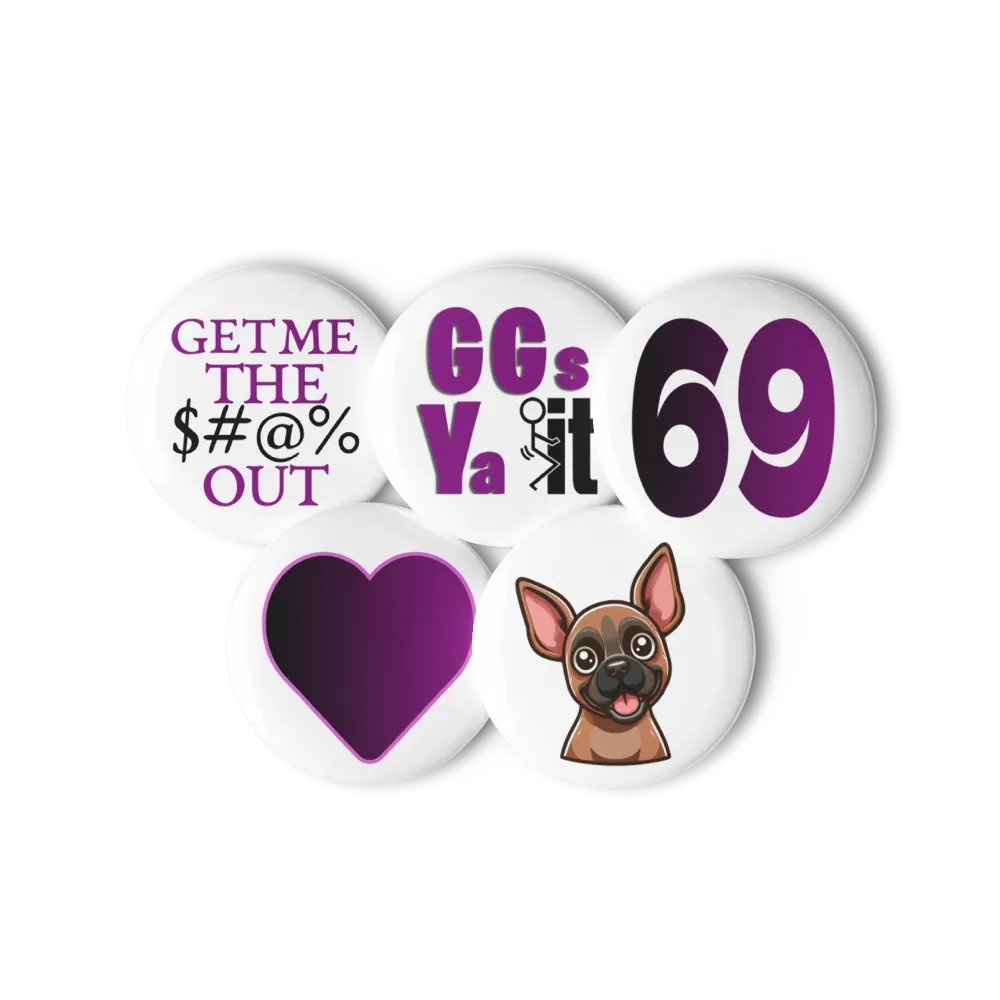 Emote Pin Buttons Set product image (11)