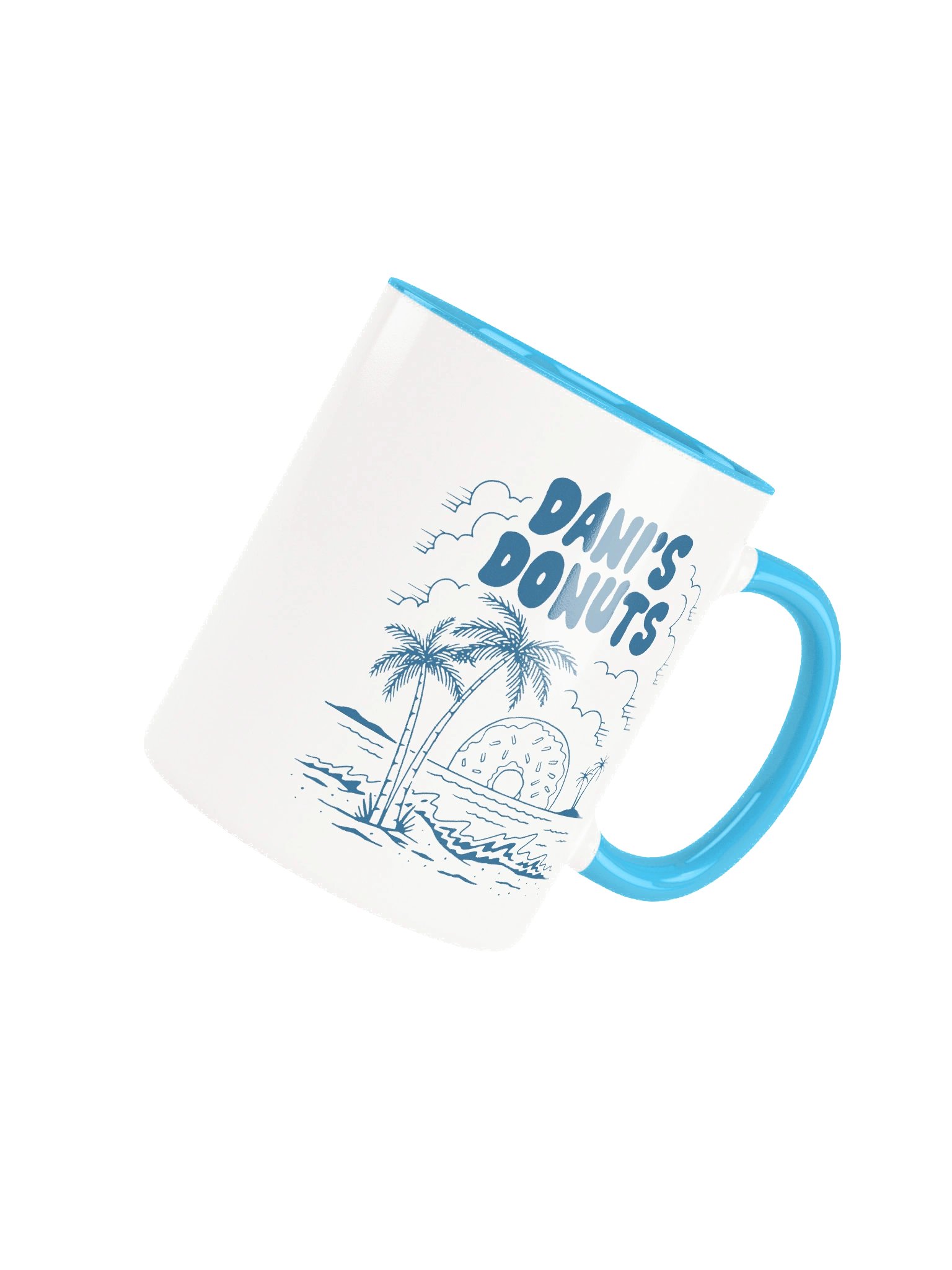 Blue Dani's Donuts Mug product image (7)